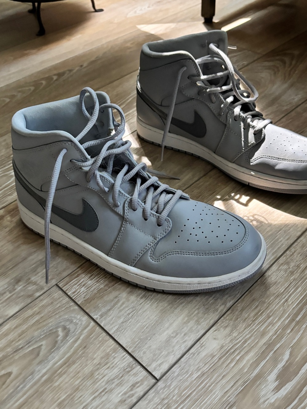 Nike Men’s Mid-Top Sneakers - Grey Size 11